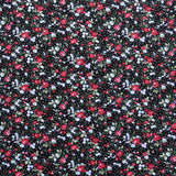 Tecido de Popelina Flamenga Liberty Flor Vermelho - Ribes y Casals