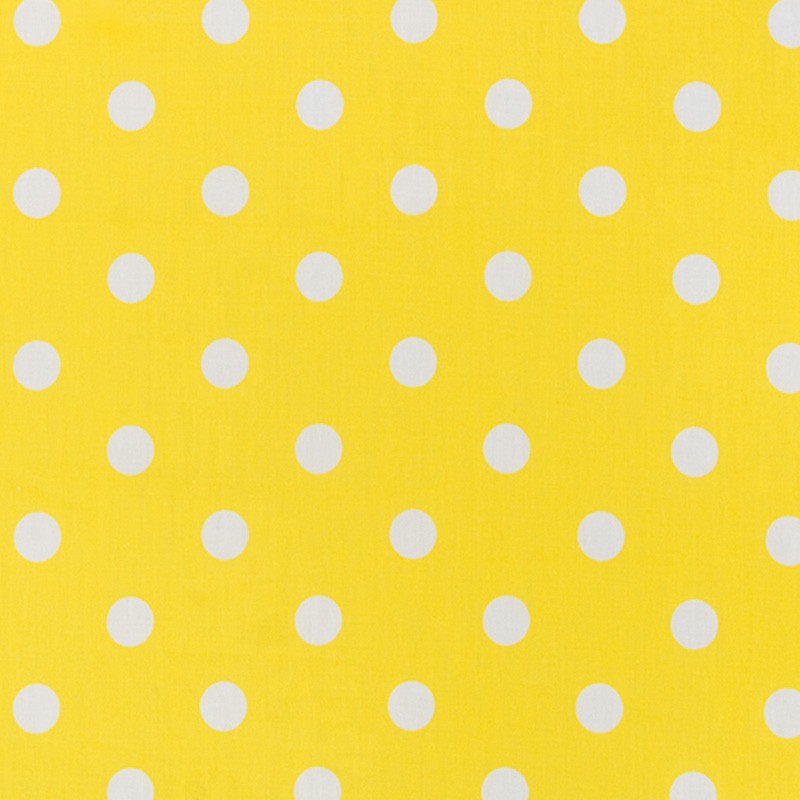 Tecido de Popeline Flamenco Lunar Fundo Amarelo - Ribes y Casals