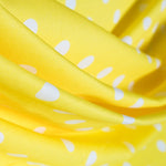Tecido de Popeline Flamenco Lunar Fundo Amarelo - Ribes y Casals