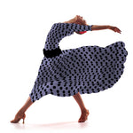 Tecido Popelina Bola Fundo Lilás 3,5 cm - Ribes y Casals