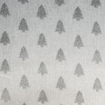 Tecido Popeline Natal Abetos Prata - Ribes y Casals