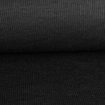 Tecido de Malha Canelado Preto - Ribes y Casals