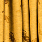 Tecido Ponto Felpa Mostaza Lagarto - Ribes y Casals