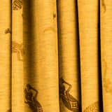 Tecido Ponto Felpa Mostaza Lagarto - Ribes y Casals