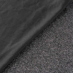 Retal Tela Punto Lamé Plata Negro 105x145 cm - Ribes y Casals