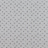 Tela Punto Perchado Estrellas Gris - Ribes y Casals