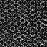 Tecido de Malha Purpurina Diamante Preto - Ribes y Casals