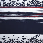 Tecido de Malha de Viscose Bolhas Azul-marinho - Ribes y Casals