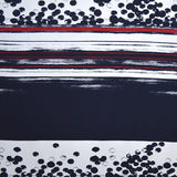 Tecido de Malha de Viscose Bolhas Azul-marinho - Ribes y Casals