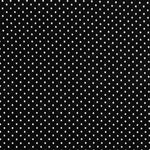 Tecido de Malha Viscose Bola Mini Preto - Ribes y Casals