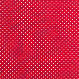 Tecido de Malha Viscose Bola Mini Vermelho - Ribes y Casals