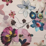 Tecido Raso Mikado Floral Sombras Amora - Ribes y Casals