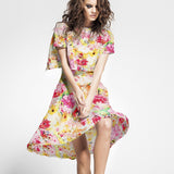 Tecido Rústico Aquarela Explosão - Ribes y Casals