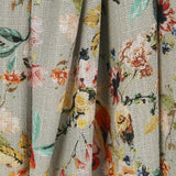 Tecido Rústico Rosas Verde - Ribes y Casals