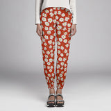 Tecido Rústico Margaridas Encarnado - Ribes y Casals