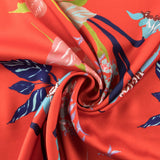 Cetim Poliéster Selva Vermelho - Ribes y Casals