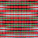 Tela Shantung Poliester Cuadro Rojo - Ribes y Casals