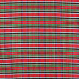 Tela Shantung Poliester Cuadro Rojo - Ribes y Casals