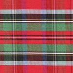 Tela Shantung Poliester Cuadro Rojo - Ribes y Casals