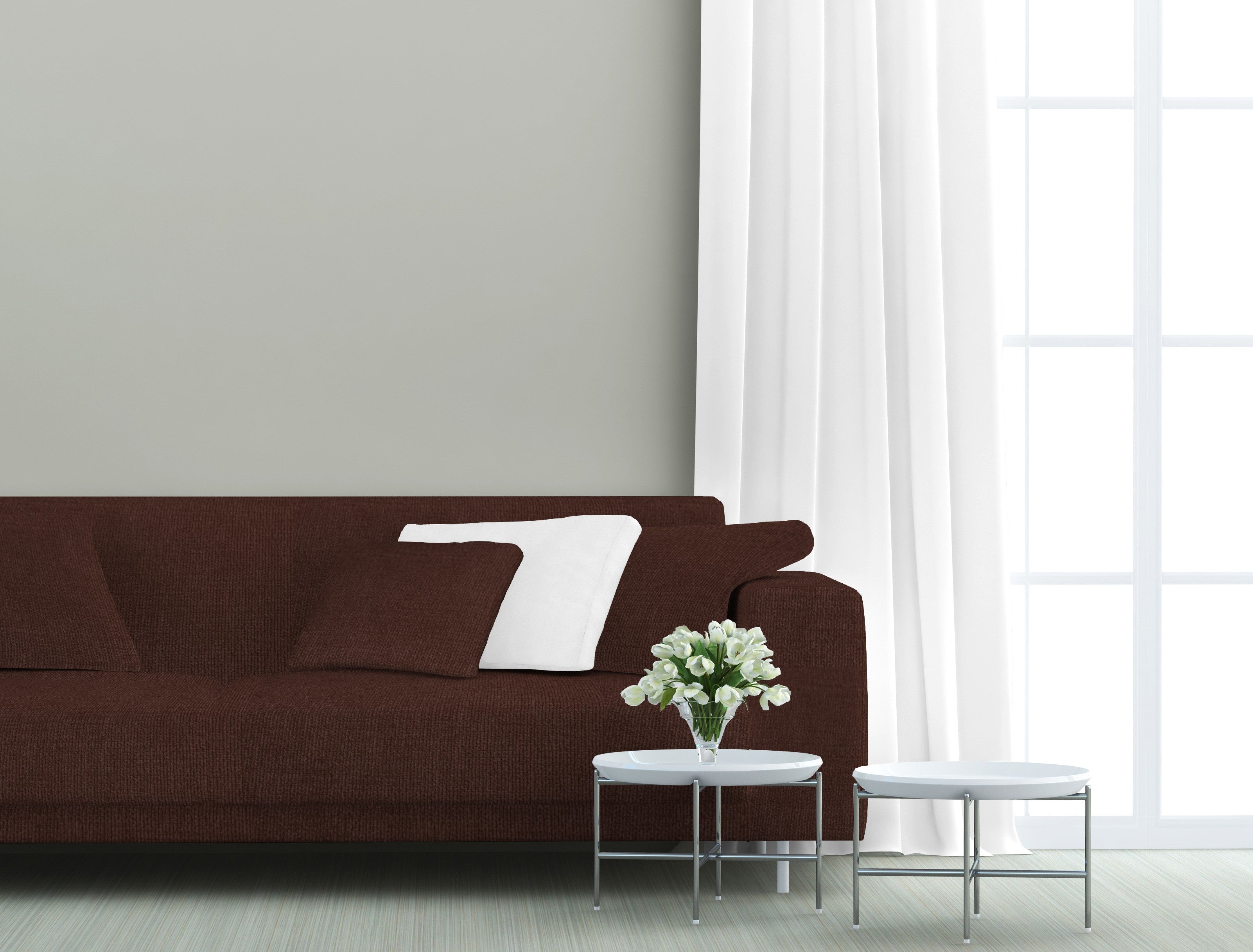 Tela Terciopelo Antimanchas Marrón - Ribes y Casals