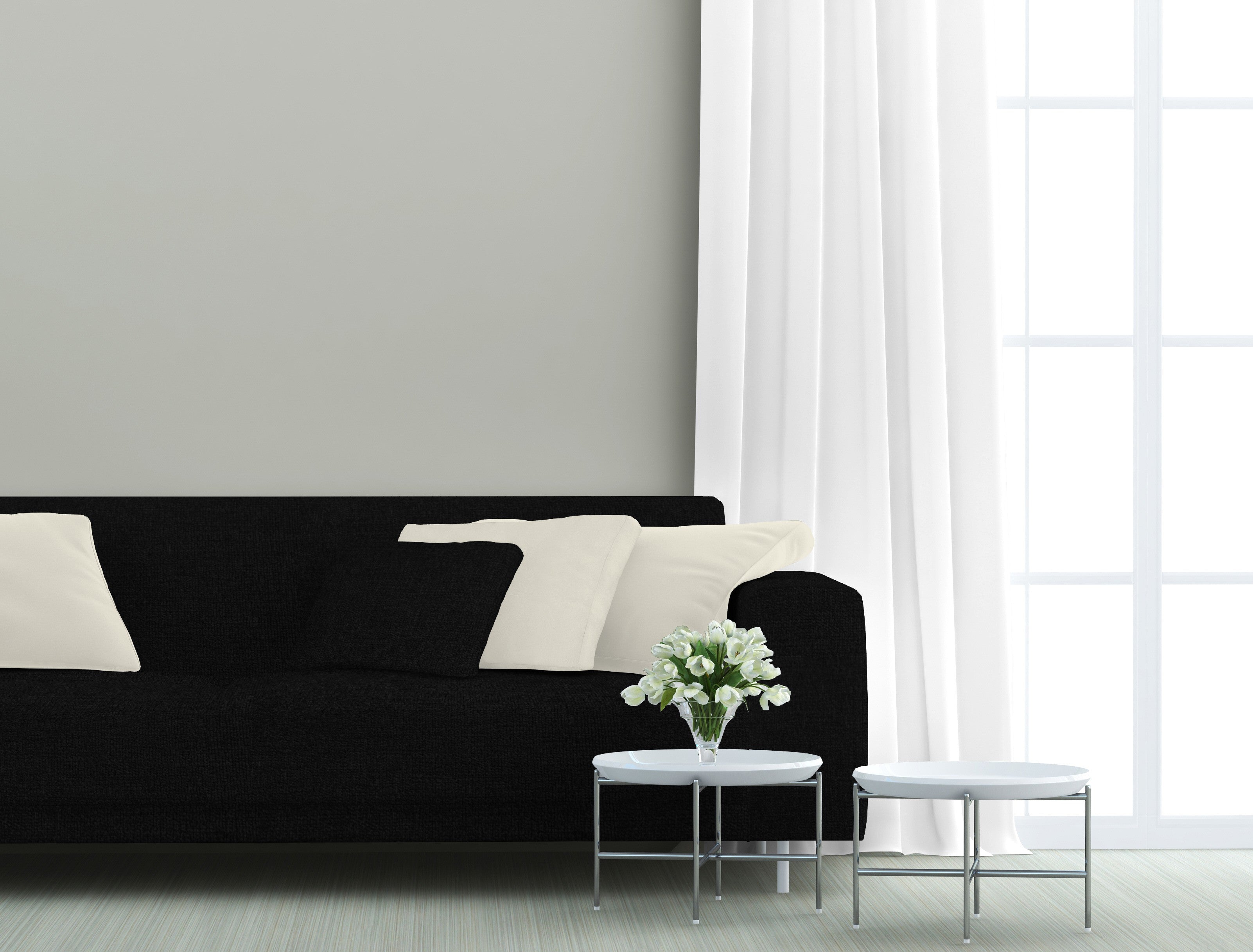 Estofos de Veludo Preto Retardador de Fogo - Ribes y Casals