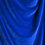 Tecido Veludo Elástico Azul Elétrico - Ribes y Casals