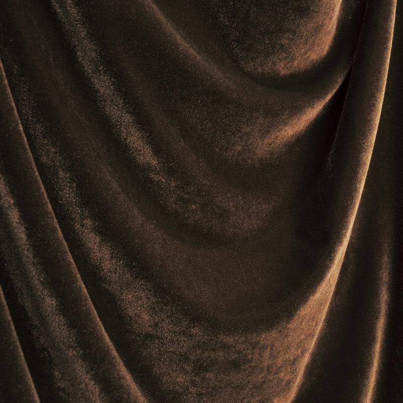 Retal Tela Terciopelo Elástico Marrón 200x150 cm - Ribes y Casals