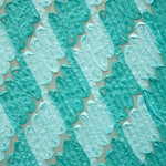 Retal Tela Tul Lazos Aguamarina 100x140 cm - Ribes y Casals