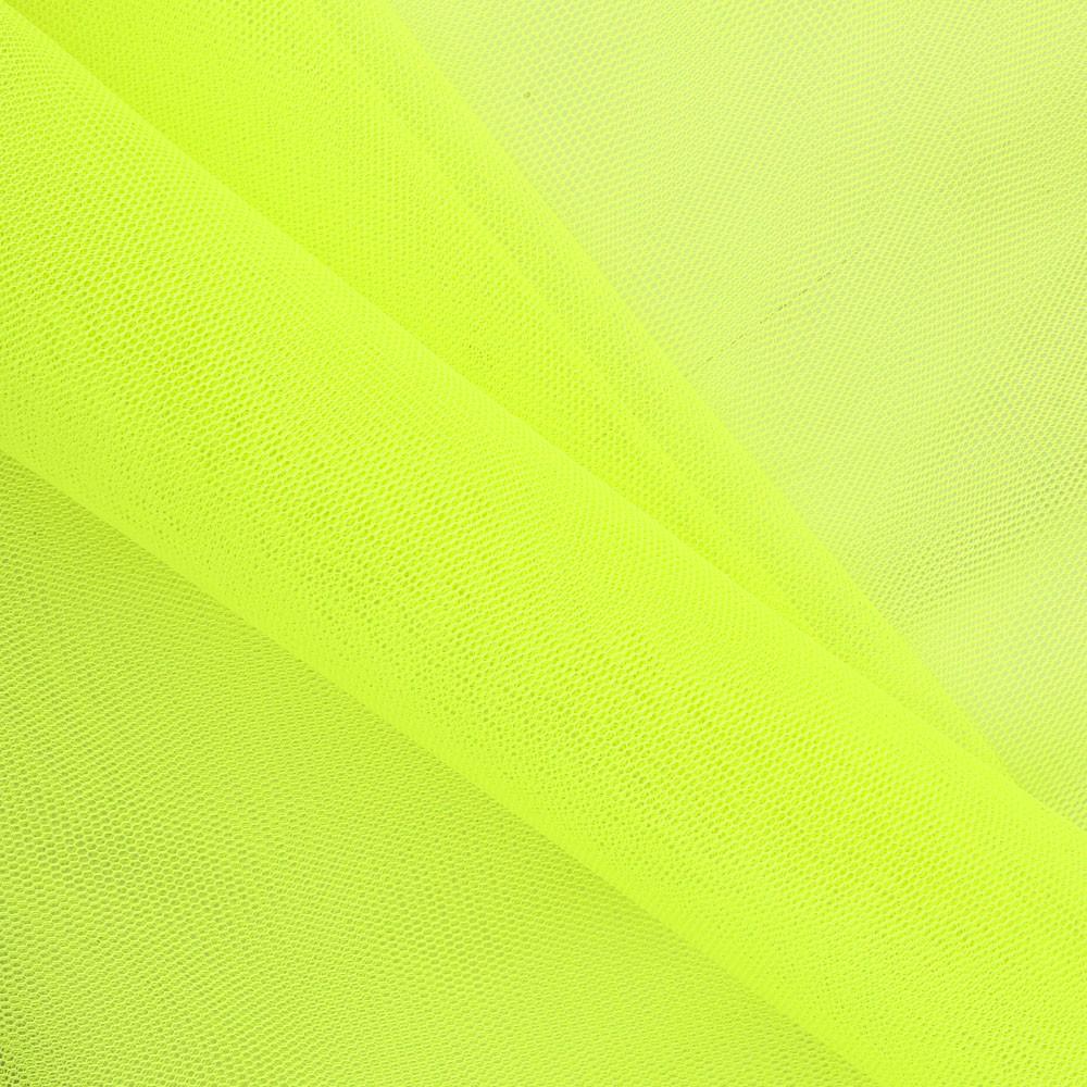 Retal Tela Tul Tieso Amarillo Fluor 85x300 cm - Ribes y Casals