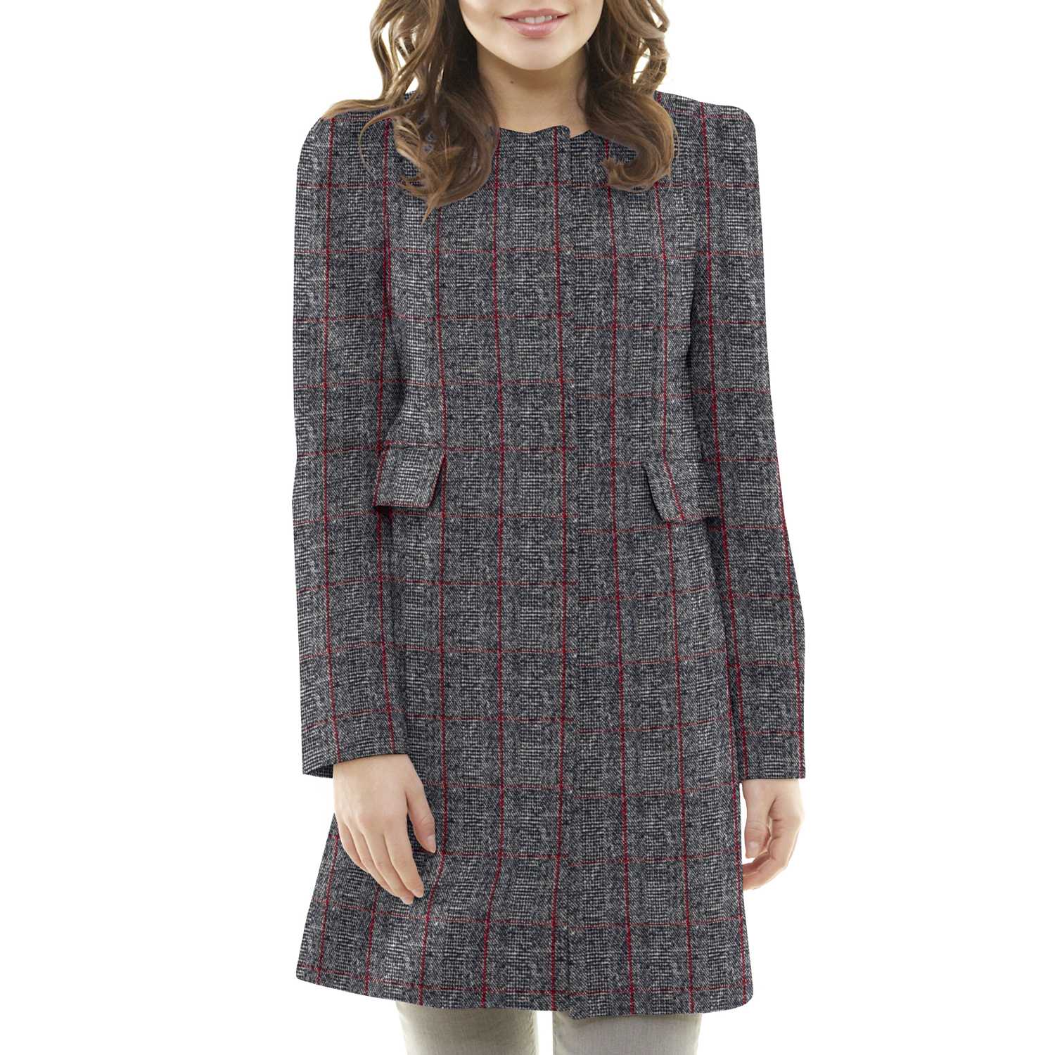 Tela Tweed Gales Rojo - Ribes y Casals