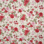 Tecido de Fanela Viyella Estampado Floral Pequeno Cru - Ribes y Casals