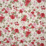 Tecido de Fanela Viyella Estampado Floral Pequeno Cru - Ribes y Casals