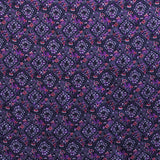 Tecido de Viscose Estampado Buquê Lilás - Ribes y Casals
