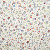 Tecido de Viscose Estampado Flores Branco Sujo - Ribes y Casals