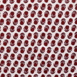 Tecido de Viscose Estampado Margarida Vermelha - Ribes y Casals