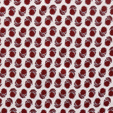 Tecido de Viscose Estampado Margarida Vermelha - Ribes y Casals