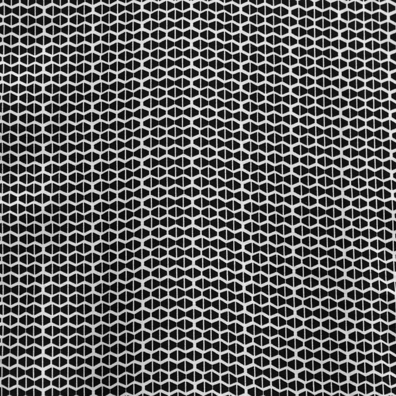 Tecido de Viscose Estampado Colmeia Branco - Ribes y Casals