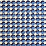 Tela Punto Jersey Geométrico Azul - Ribes y Casals