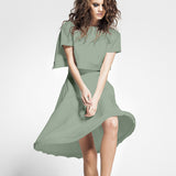 Tecido de Viscose Verde Menta - Ribes y Casals