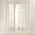 Tela Visillo Etamin Diente Ratón Crudo - Ribes y Casals