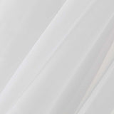 Tecido Voal Cortina Poliester Branco - Ribes y Casals