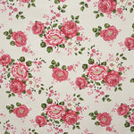 Tecido de Flanela Viyella Estampado Floral Fundo Cru - Ribes y Casals