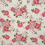 Tecido de Flanela Viyella Estampado Floral Fundo Cru - Ribes y Casals