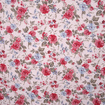 Tecido de Fanela Viyella Estampado Floral Pequeno Rosa - Ribes y Casals