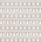 Tela Yute Decoración Arboles Blanco - Ribes y Casals