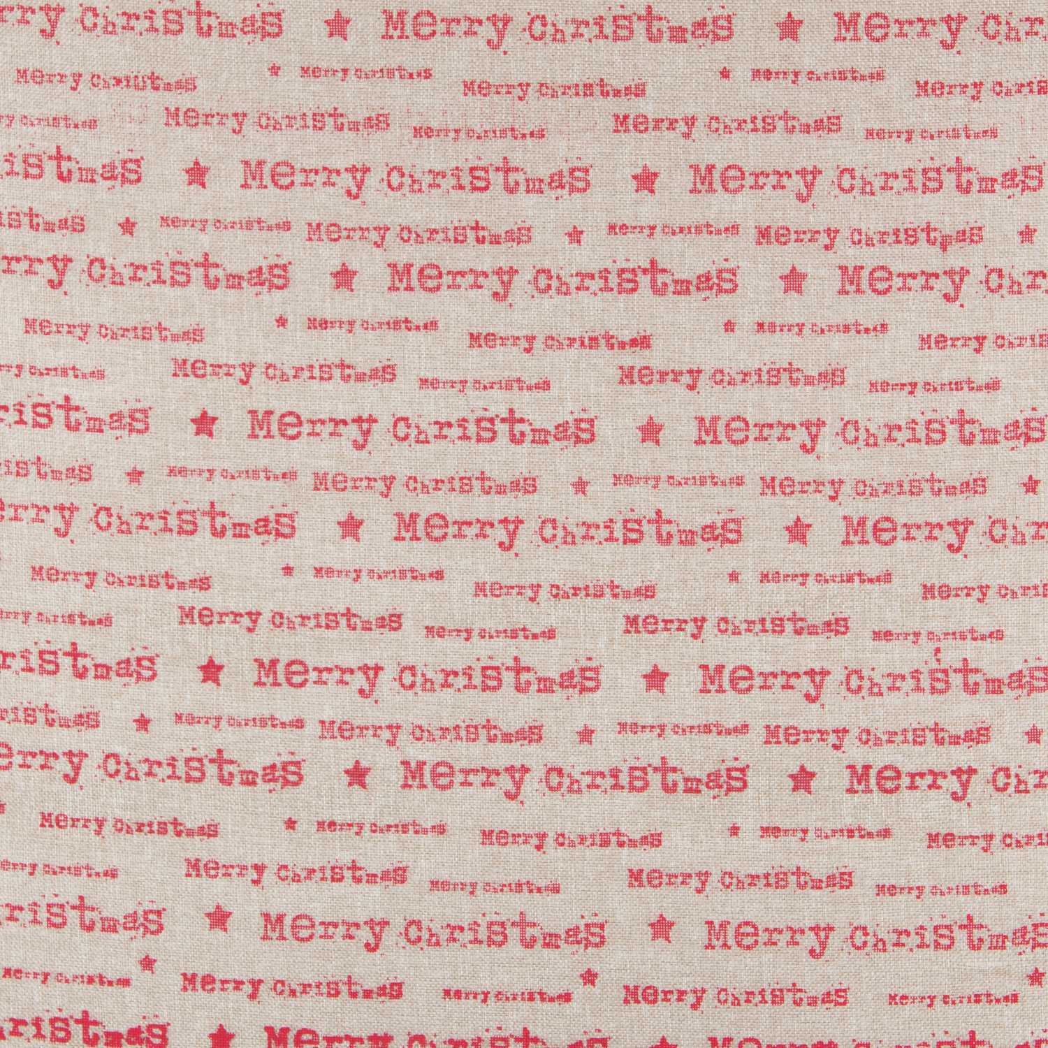 Tela Yute Decoración Letras Rojas - Ribes y Casals