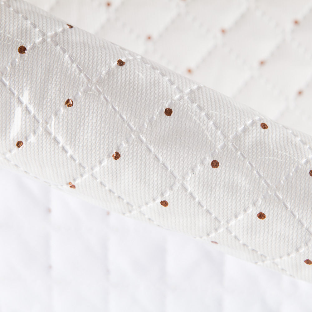 Tela Acolchada Plastificada Lunar Marrón - Ribes y Casals