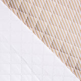 Tela Acolchada Plastificada Rayas Beige - Ribes y Casals