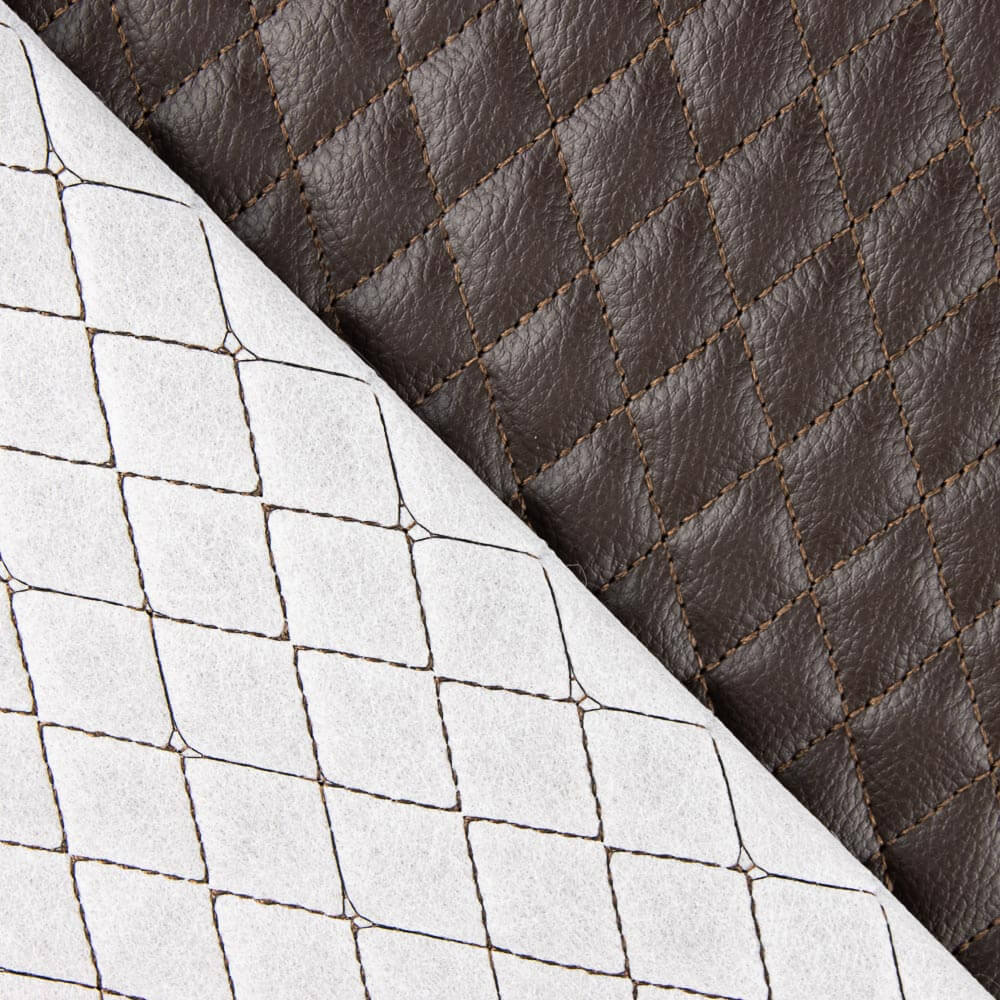 Eco-Couro Acolchoado Espuma Marrom Chocolate - Ribes y Casals
