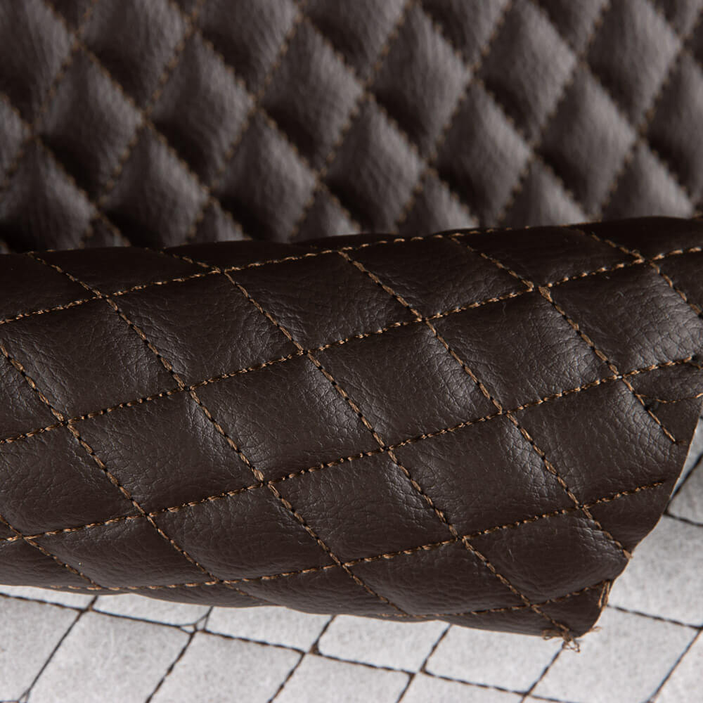 Eco-Couro Acolchoado Espuma Marrom Chocolate - Ribes y Casals